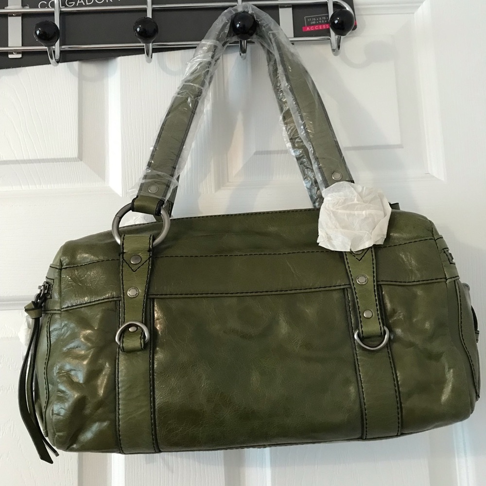 Kenneth Cole Reaction Green Leather Bag